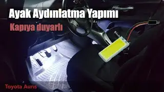Toyota Auris Ayak Aydınlatma Montajı - Tüm Detaylarıyla