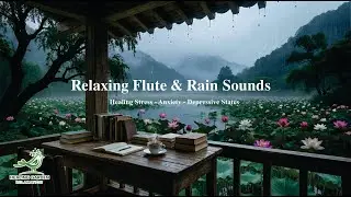 Healing Stress Music with Soft Rain 🌧️ Stress Relief & Deep Rest 🌿Healing Garden Relaxation