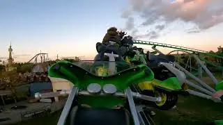 Booster Bike - Toverland 2022 Onride sunset by Gopro Hero 9