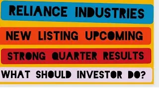 Reliance industries share news today 🎉 Strong Quarter number । what should investor do