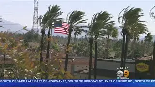 Santa Ana Winds In Inland Empire Cause Mounting Wildfire Concerns