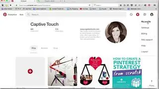 Pinterest profile settings-confirming your website