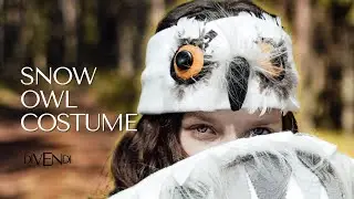 Reflective Snow Owl Costume - Beautiful and Dreamy Way to Be Safe on the Streets For Halloween