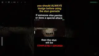 how to use stun grenades CORRECTLY #roblox #chain #survivalhorror