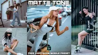 lightroom mobile free dng preset download || Blue Matte Tone Preset || Arun Pictures