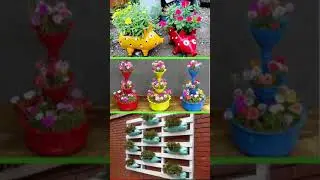 10 Ways to Upcycle Plastic Bottles in the Garden | Ash Garden Ideas | DIY plastic bottle planter