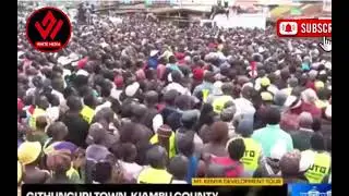 DRAMA IN GITHUNGURI AS ANGRY KIAMBU RESIDENTS HACKLE THEIR WOMEN REP BADLY INFRONT OF RUTO!!