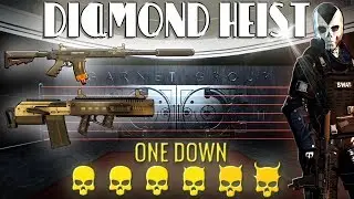 [Payday 2] Diamond Heist - One Down *Solo Loud* [No AI/Converts/Assets/Downs]