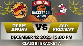 ANGAS vs JCP PreCast | KBL Class B | 12-12-2025 #basketball #live #highlights #kbl