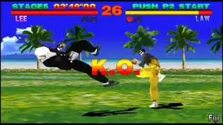 Tekken - Lee Chow Lang - Arcade Mode