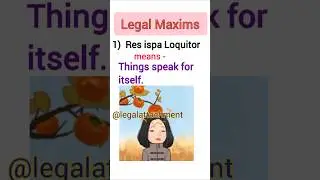 Are 𝗟𝗲𝗴𝗮𝗹 𝗠𝗮𝘅𝗶𝗺𝘀 Important l Learn with tricks💥 📚 #maxims #lawshorts