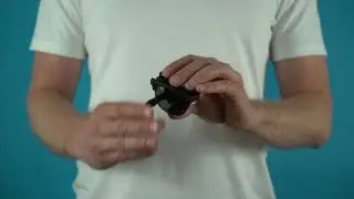 How To Fold: Foldies Folding Browline Sunglasses with Polarized Lenses