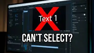 Why I Can't Highlight or Select Text in Premiere Pro? (Type Tool, Windows 10, Scaling)