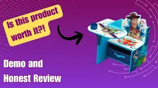 Show and Tell: Delta Children Chair Desk with Storage Bin, Toy Story 4