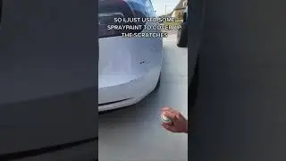 Fixing My Tesla With Spray Paint
