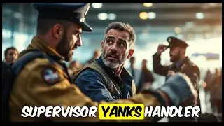 Ramp Supervisor Yanks a Baggage Handler in Front of Gate A12&mdash;A Gate Agent Halts Pushback