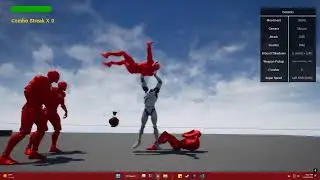 Super speed free flow combat Test 1 UE5