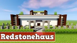 Wie baut man ein Redstonehaus in Minecraft | Minecraft Redstone Haus bauen deutsch tutorial