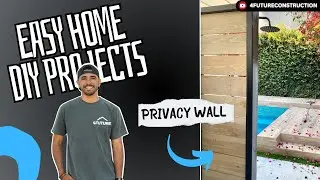 🟢 DIY  PRIVACY WALL EXTERIOR SMALL SIZE - PERFECT FOR OUTDOOR SHOWER