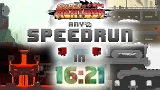 Super Meat Boy SpeedRun in 16:21 - Any% Segmented