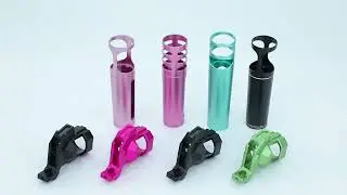 Custom Aluminum Plastic Part Fabrication CNC #turned  Custom Aluminum Plastic Part Fabrication