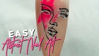 EASY ABSTRACT NAIL ART!
