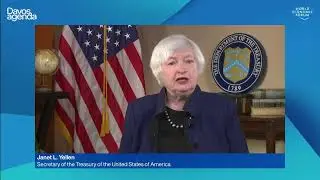 Treasury Sec. Janet Yellen on the Economy LIVE at Davos
