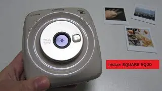 FUJIFILM instax SQUARE SQ20　開封、準備、撮影してみました！　Unboxing, Setup, Photo　最新チェキ