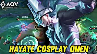 Hayate Pro Gameplay | Cosplay Omen | Arena Of Valor | AoV | RoV | Li&ecirc;nQu&acirc;nMobile