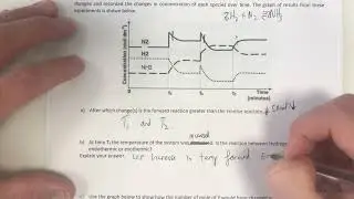 Question 4 - Equilibrium Graph - Year 12 Collision Theory and Equilibrium Test Walkthrough VCE