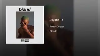 SKYLINE TO BY FRANK OCEAN ON NEW YEARS 2017/18