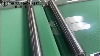 Chema Machine Label Flatbed Die Cutting Machine with Sheeting&Conveyor