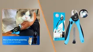 LED Dog Nail Clipper: Safe & Precise Grooming! 💡🐾