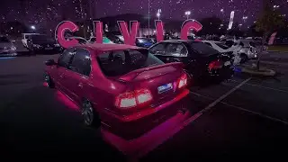 ROLÊ NOTURNO DE CIVIC, encontro de honda civic