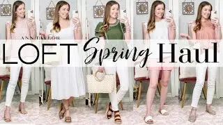 LOFT SPRING HAUL! Tops and Dresses! 🌸🌷