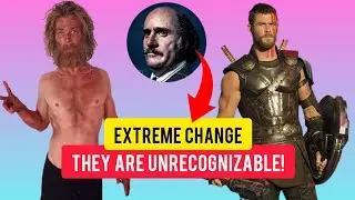 Actors who transformed their bodies for a role - Extreme change! #shorts #movie