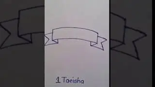 How to draw a banner ribbon step by step easy como dibujar una bandera Fun 2 Draw