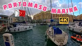 Saint Julians 4k ￼portomaso marina tour