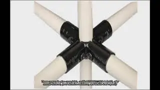 Composite Pipe Cross Joint Metal Fittings For Production Lines And Workbenches