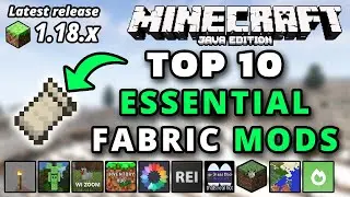 Minecraft Java 1.18.1 Top 10 Best Essential Fabric Mods Minecraft 1.18.1 (Best Fabric Mods) No Forge