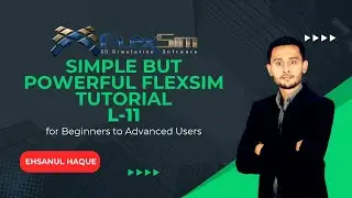 Simulating Product-Based Storage and Handling in FlexSim 5 || FlexSim Tutorial || 2025 || Lecture 11