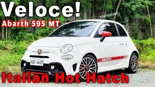 Italian Hot Hatch is Stupefacente! Turbo Charged Abarth 595 Manual Transmission - [SoJooCars]