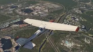 Ortho4XP ZL16 Satellite Imagery Demo for X-Plane 11 Flight Sim - Over Disney World
