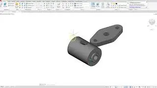 AutoCAD 3D - Extrude, Revolve, Union, and Subtract - Valve / Bracket