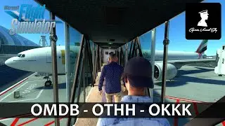 MSFS Live✈️| Middle East HOPS! | Emirates & Qatar Flight OPS | PMDG 777 |Dubai - Doha Hamad - CRASH