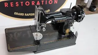 Singer 221 Featherweight Restoration -ASMR