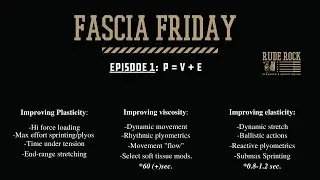 Fascia Friday Episode 1: Plasticity