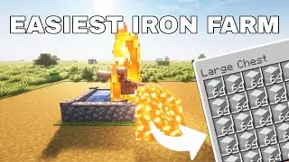 Easiest Iron Farm in Minecraft 1.21.11