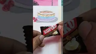 kopiko Chocolate cover painting #arts #painting #telugu #realisticacrylicpainting