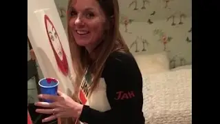 Art Night Video From Geri Horner with daughter Bluebell